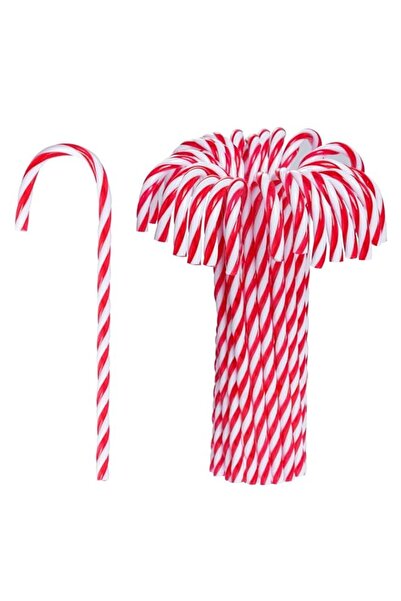 Generic 30 PCS Candy Cane Christmas Decorations, Plastic Christmas Tree Hangi...