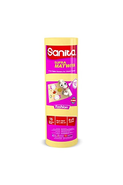 Generic SANITA SUFRA MATWIYA table cover disposable small 15 sheets ( 85 cm x...