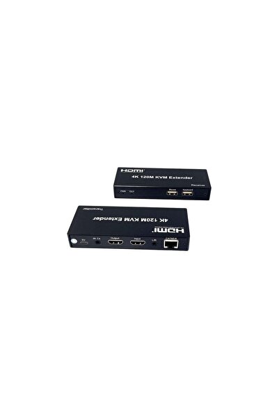 NOVACOM NVC-KVM4K120M CAT6 120MT (2Lİ) HDMI-USB-IR EXTENDER