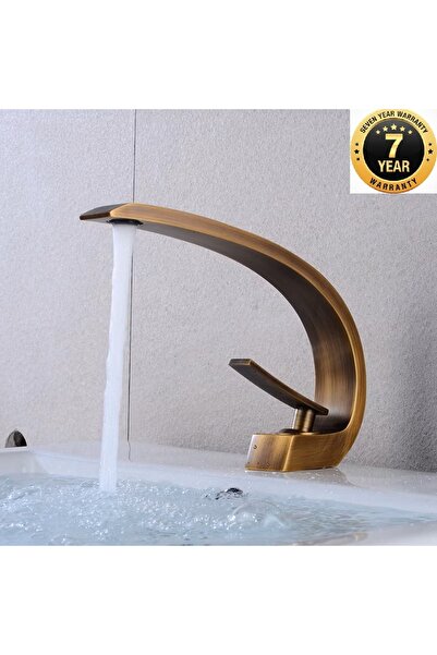 OEM Bathroom Sink Faucet New Model Waterfall Antique Color Imported with 7 Ye...