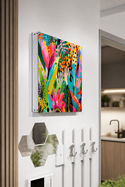 kutuTR Dekoratif Sigorta Kutusu Kapağı 39x32 cm Açılır Kapaklı Elektrik Panosu Gizleme Paneli SS041