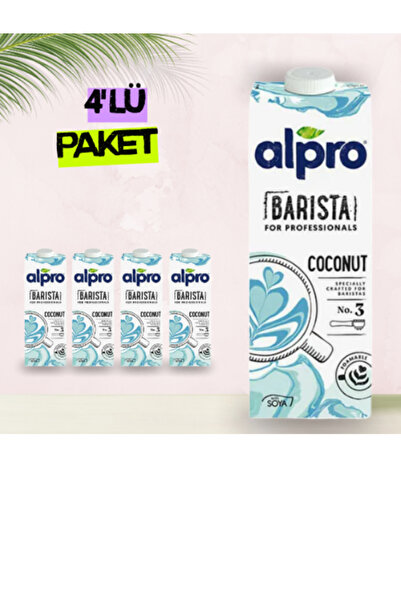 Barista Hindistan Cevizi Sütü 1 lt x 4 Adet