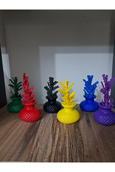 limitsizalisveris 6'lı Vazo Çiçekli 4cm