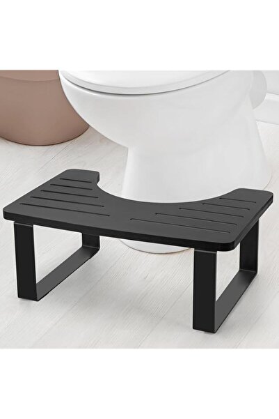 Generic Bamboo Toilet Stool, Toilet Stool for Bathroom, Adult and Children's ...