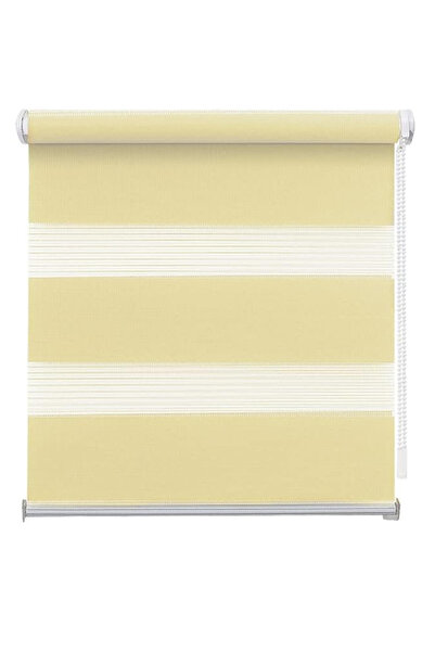 OEM Jaluzea Eurohome Zi/Noapte, Fără găurire, 85x220cm, Galben