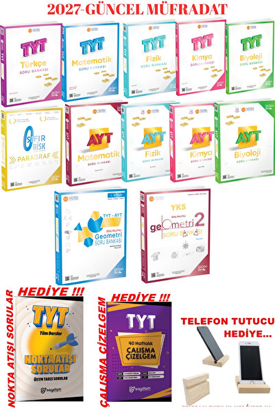 Üç Dört Beş Yayıncılık 2027 Güncel TYT-AYT ÜçDörtBeş Sayısal Tüm Dersler Full...