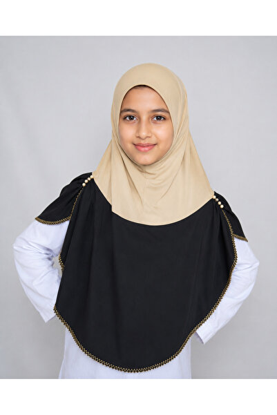 Linda Hijab Girls Hijab for Kids – Stylish Two-Tone Modest Islamic Headscarf ...
