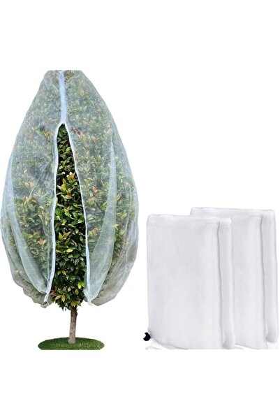 Generic 2PCS Fruit Tree Netting with Zipper & Drawstring, 80 * 120cm Garden B...