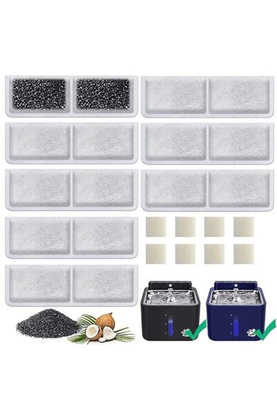 Generic Cat Water Fountain Filters Units, Replacement Filters Replacement Pum...