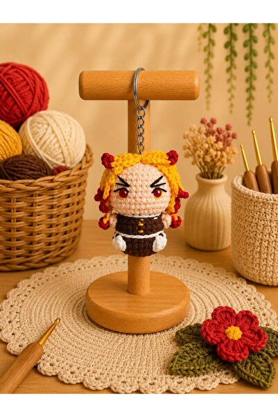 Morey Breloc tricotat Amigurumi - Accesoriu pentru geantă și figurină cadou, ...