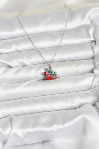 online kapsulavm avm alışveriş 316L Steel Chain Silver Color Christmas Themed...
