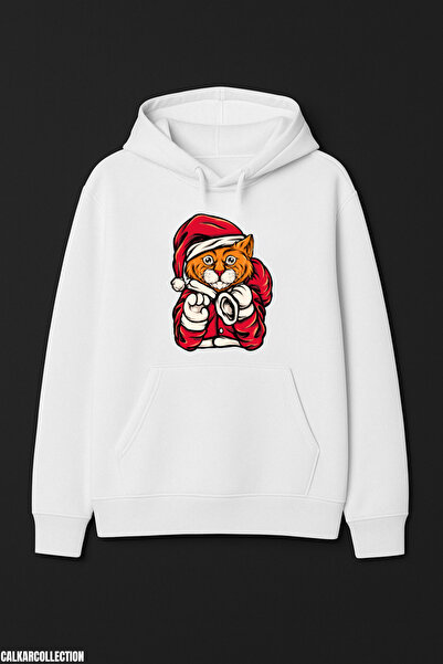 CALKARCOLLECTION Noel Cat Unisex Hooded Sweatshirt (Hoodie)