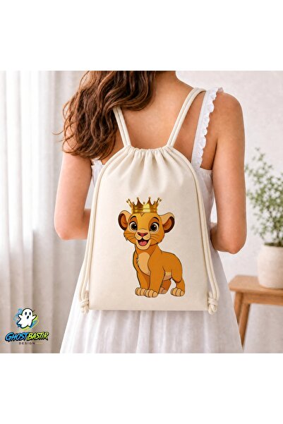 Ghostbastır Design Simba lanena torba sa vezicom C276