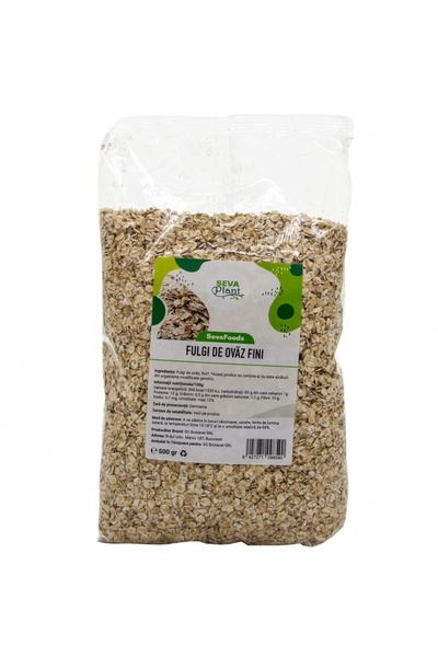 Seva Plant Fine oatmeal 500g - FOOD
