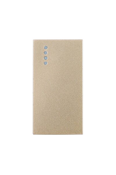OEM Luxion Italian LXI-008G single switch, recessed, modular - 1, gilded