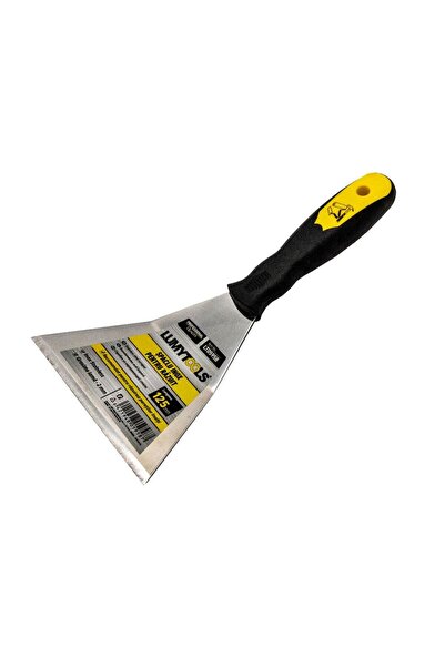 OEM Spaclu inox Lumytools LT05958, 12.5 cm, cu maner din PVC si cauciuc