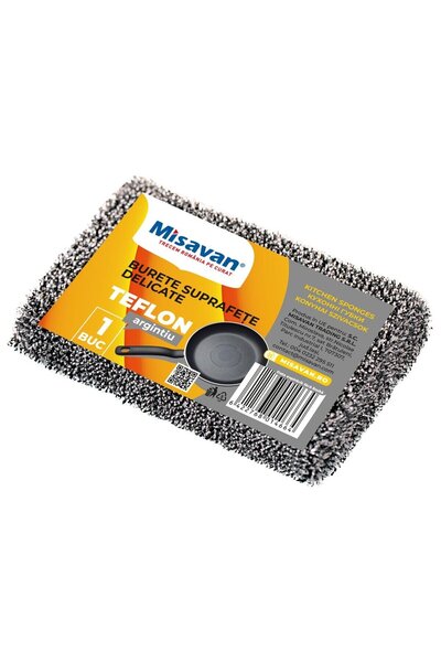 OEM Sponge for delicate surfaces, Misavan, silver