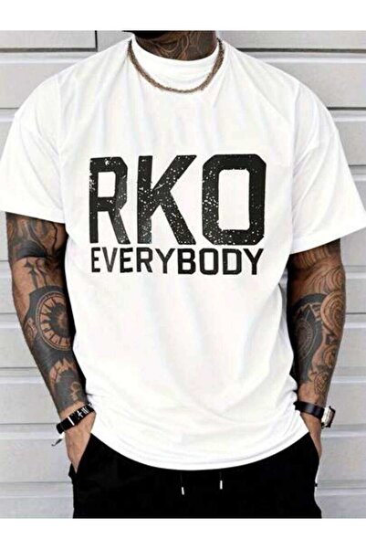 2BIR Oversized Women's T-Shirt, Loose Fit, Flat Print Casual RKO Everybody T-...
