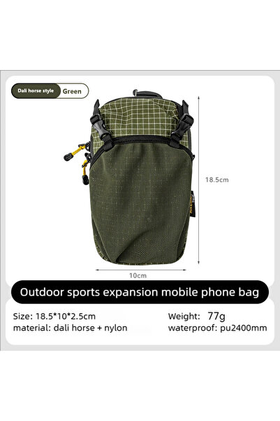 Choice7 Green HIKEMAN Dyneema Water Bottle Holder Bag Phone Pocket and Quick-...