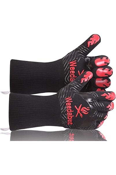 GENERAL Wedabest Professional Bbq Long Kitchen Gloves Resistant to High Heat ...