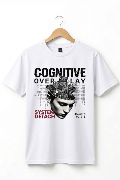 The Baski Σύστημα Γνωσιακής Επικάλυψης Detach Design Τυπωμένο Unisex Y2k Stre...