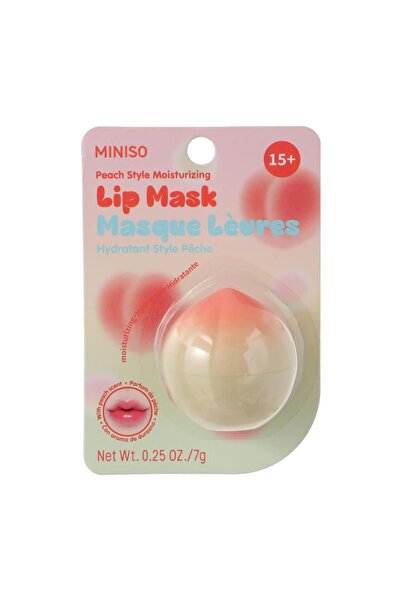 Miniso Lisanslı Nemlendirici Dudak Maskesi – Şeftali Aromalı Bakım