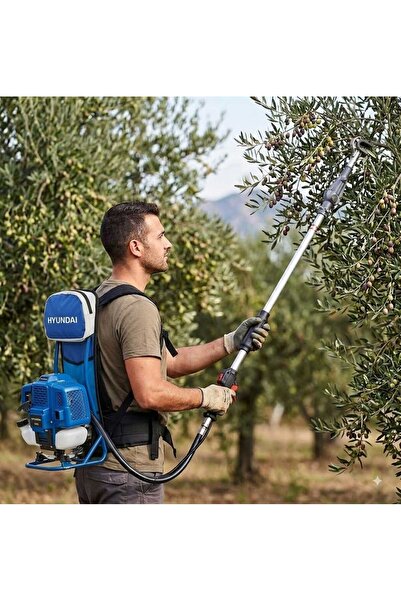 Hyundai Dal Sarsıcı Zeytin Hasat Makinası Dal Silkeleme Aparatı Ve Ot Biçme D...