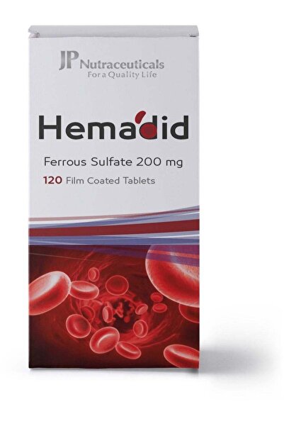 JP Nutraceuticals جي بي هيماديد 200 مجم 120 قرصًا