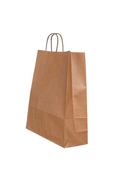 MC Micostore Punga hartie maner rasucit 32 x 12 x 41 cm bronz/alb papiroti