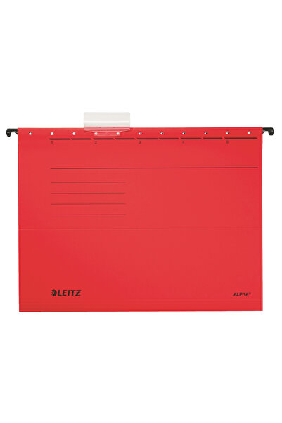 MC Micostore Leitz Alpha Standard Red Hanging File