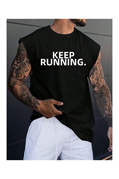 bellanova Elanco Men's Oversize Crew Neck Sleeveless T-Shirt - Long Cut