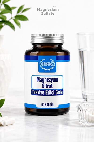 Ersağ Magnesium Citrate Supplementing Food 60 Capsules