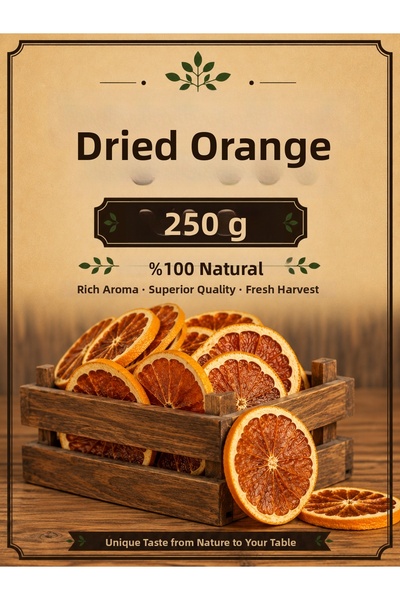 Bayguru Dried Orange 250Gr – Natural Dried Orange Slices
