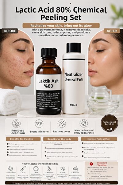 Puredermine Chemical Peeling Set Specially Formulated for Skin and Body, Achieve a Smoother, Brighter, and More Even-Toned Appearance