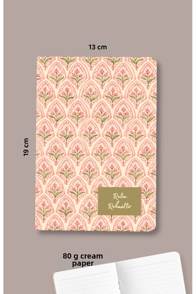 Dava Adamı Yayınları Rutin Rahmettir - Bag Size Striped Notebook