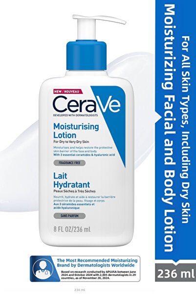 CeraVe Ενυδατική λοσιόν προσώπου και σώματος - Περιεκτικότητα σε κεραμίδιο κα...