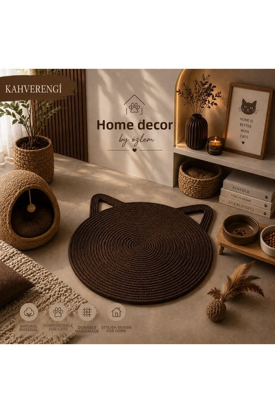home decors by özlem Cat Dog Food Mat Food Mat Cat Accessory Handmade