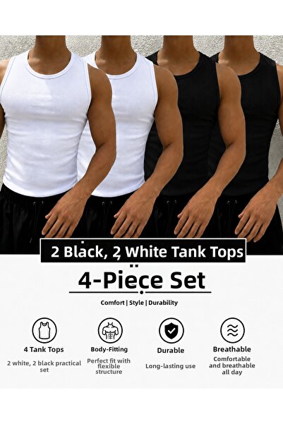Livik Guler Halter pentru bărbați Slimfit material reiat Sportsman material e...