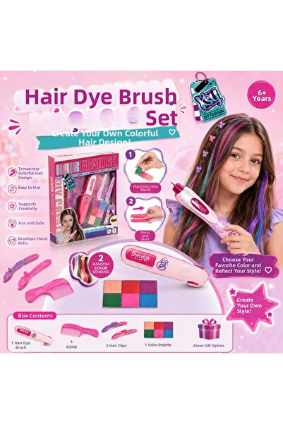 TRUST STORE Hair Coloring Tongs Set Colorful Temporary Hair Design Kit DIY Ha...