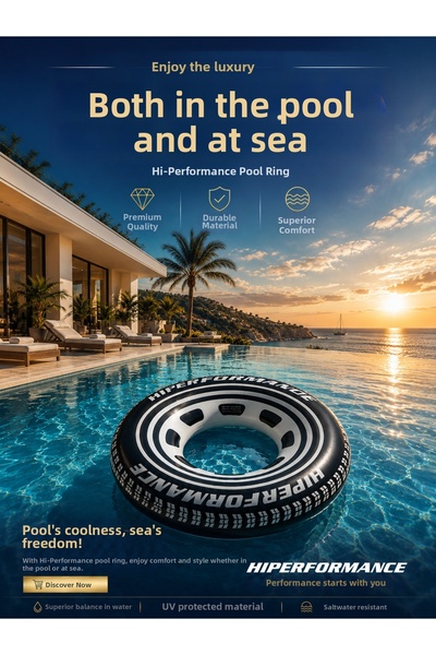 Silmaril 70(+3 Years)-80(+5 Years) cm Hyper-Performance Pvc Material Sea Ring...