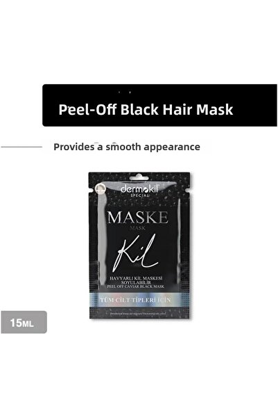 Yıldızan Nzr Beautestore Peelable Black Clay Facial Mask with Caviar for All ...