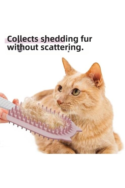 Yıldızan Nzr Beautestore Silicone Hair Collector Comb, Cat Comb, Cat Brush, P...