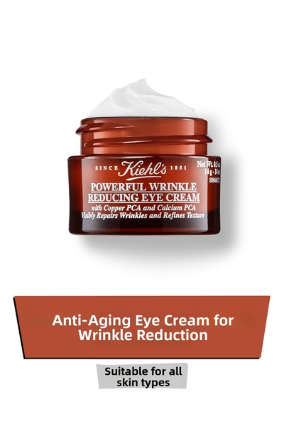 Kiehl's كريم قوي وفعال مضاد للتجاعيد للعين 14 مل - عناية تعمل على شد محيط الع...