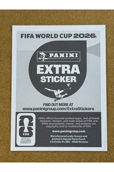 Panini ملصق إضافي FWC 26 فلوريان فيرتش باللون الأرجواني