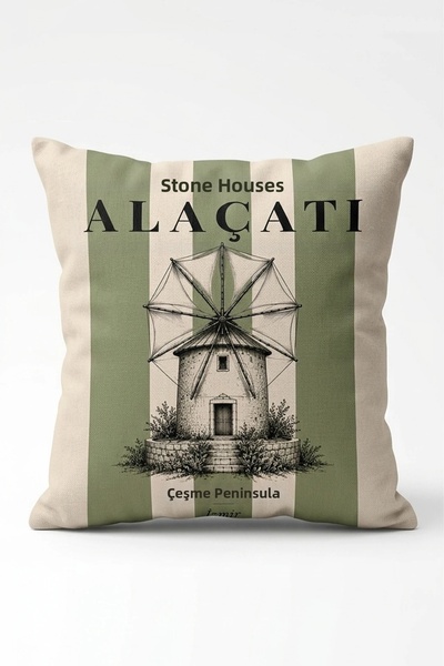 dekomall home & living Alaçatı Throw Pillow Cover
