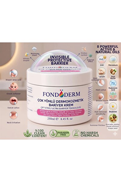 Mercansa Fondöderm Dermokozmetik Barrier Cream |   Baby Diaper Rash Cream and...