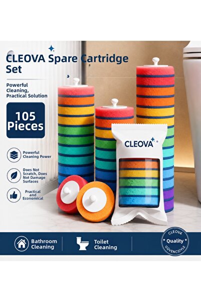cleova خرطوشة بديلة 105 قطعة