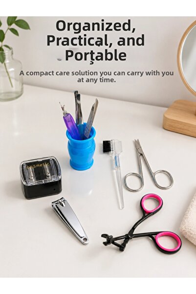 shopwave Stainless Steel Manicure Set Nail Eyebrow and Personal Care Tools
