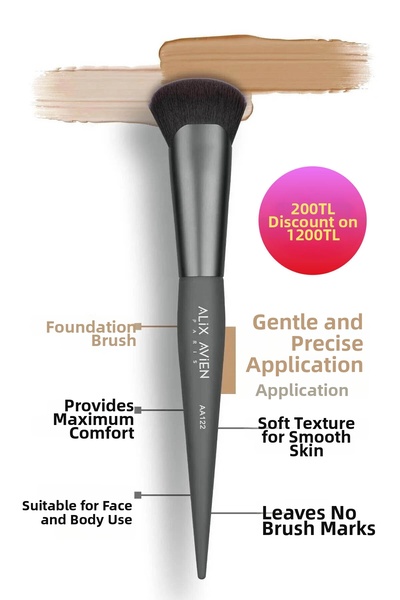 Alix Avien Foundation Brush - Foundation Brush