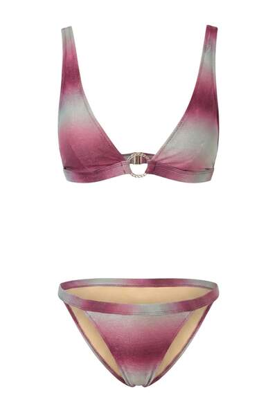 Trendyol Collection Abstract Patterned Triangle Covered Normal Waist Regular ...